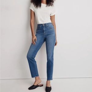 Madewell stove pipe jeans